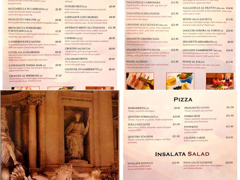 Leonardo's Menu