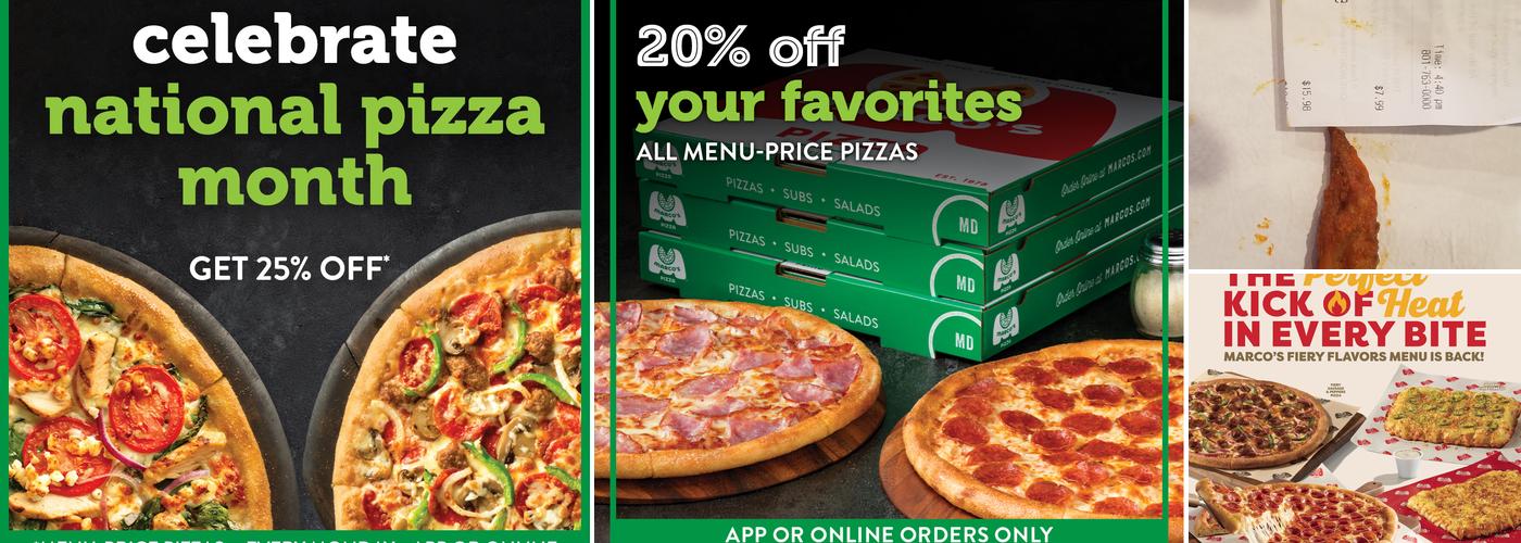 Marco's Pizza Menu