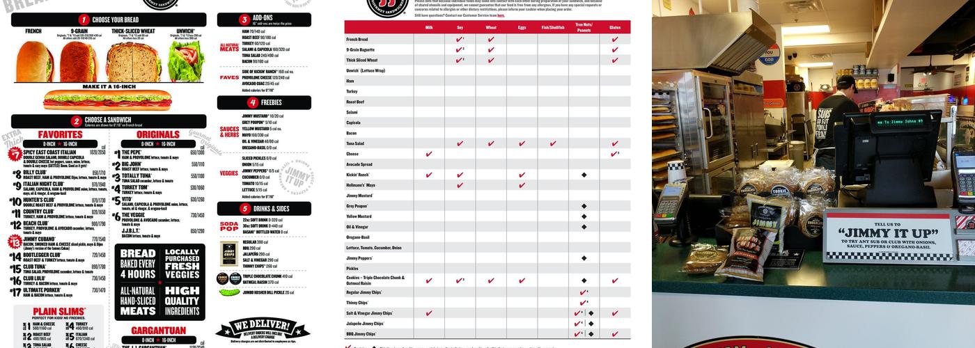 Jimmy John's Menu
