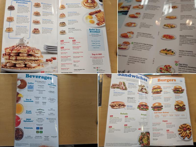 IHOP Menu