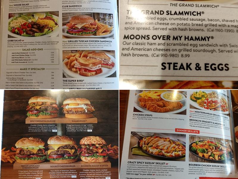 Denny's Menu