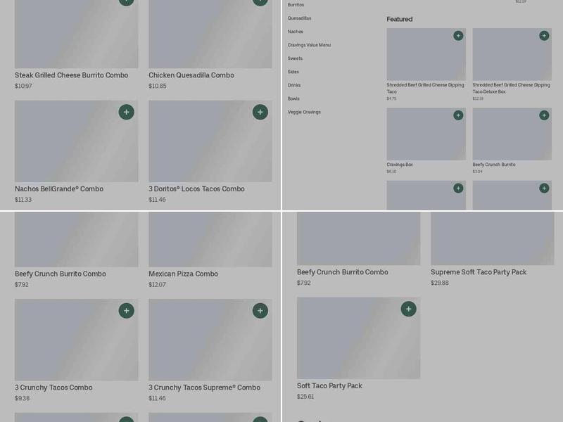 Taco Bell Menu