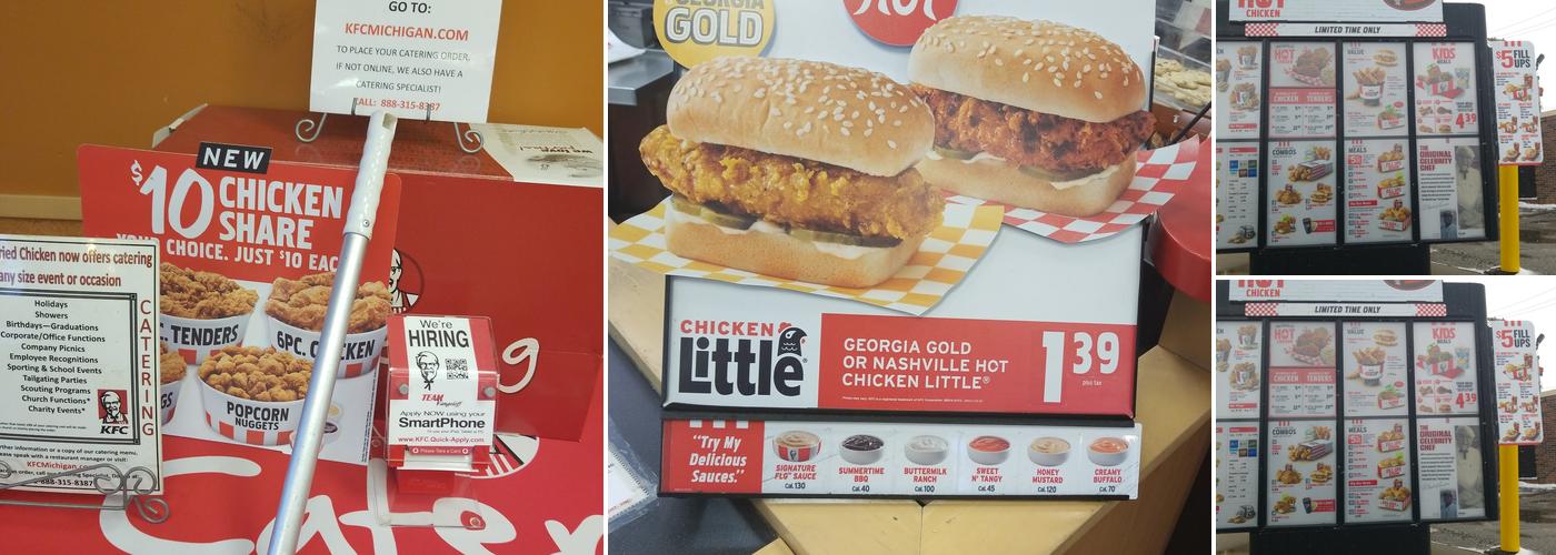 KFC Menu