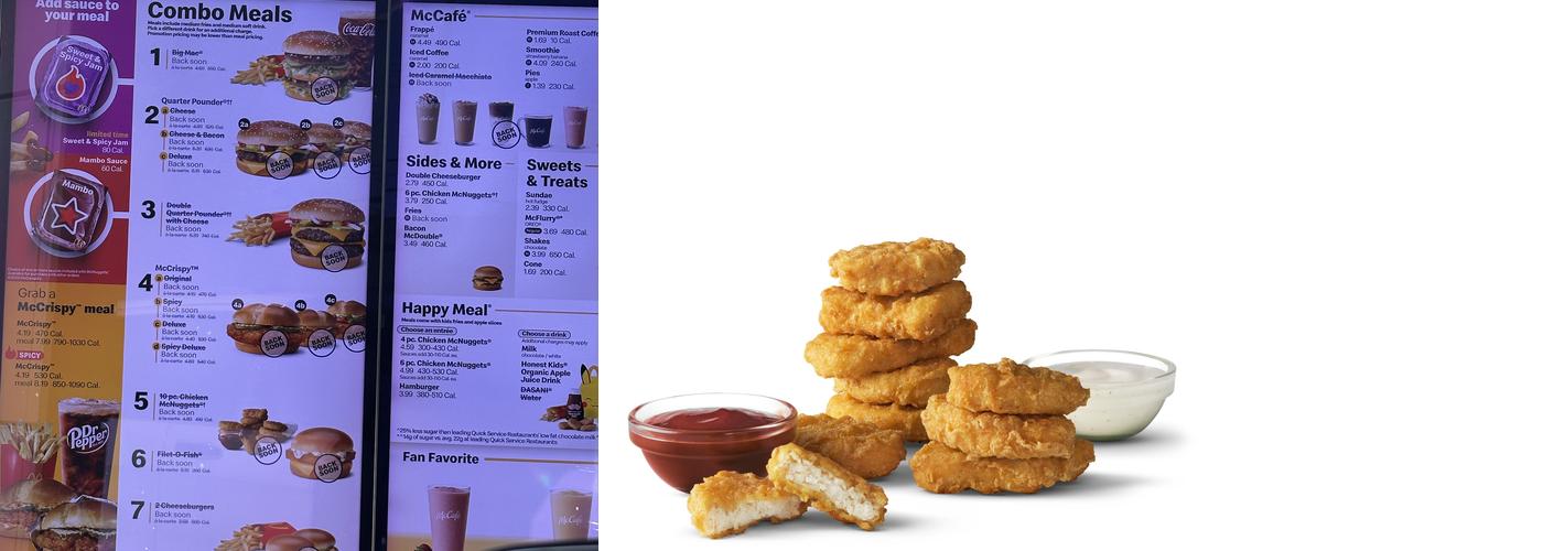 McDonald's Menu