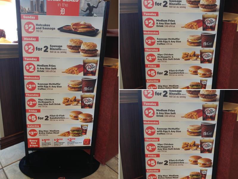 McDonald's Menu