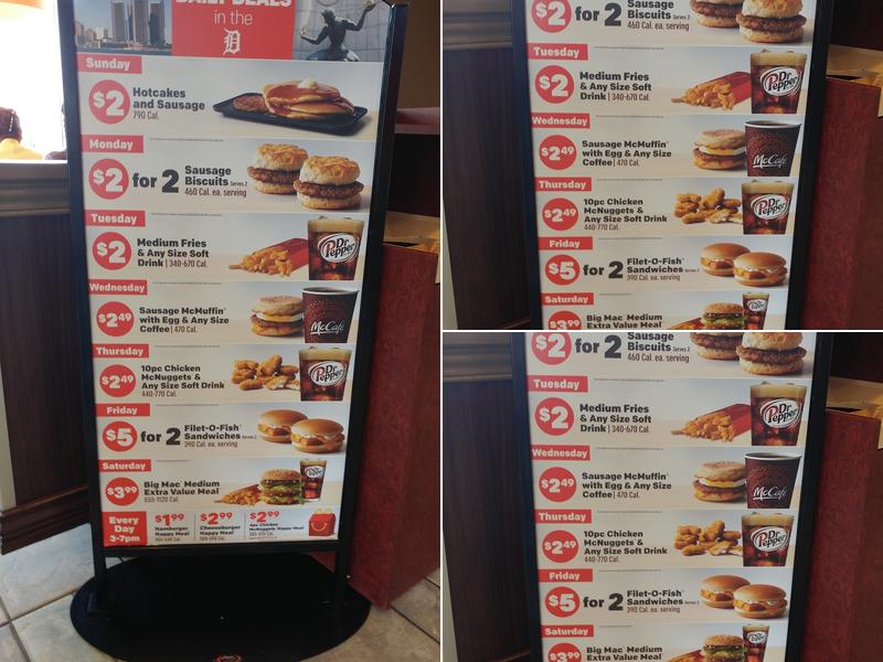 McDonald's Menu