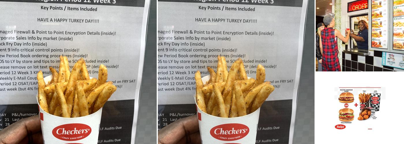 Checkers Menu