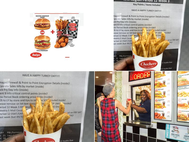 Checkers Menu