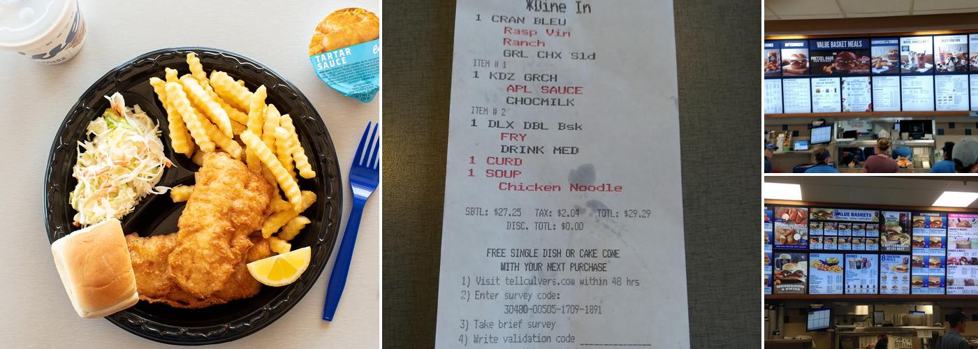 Culver’s Menu