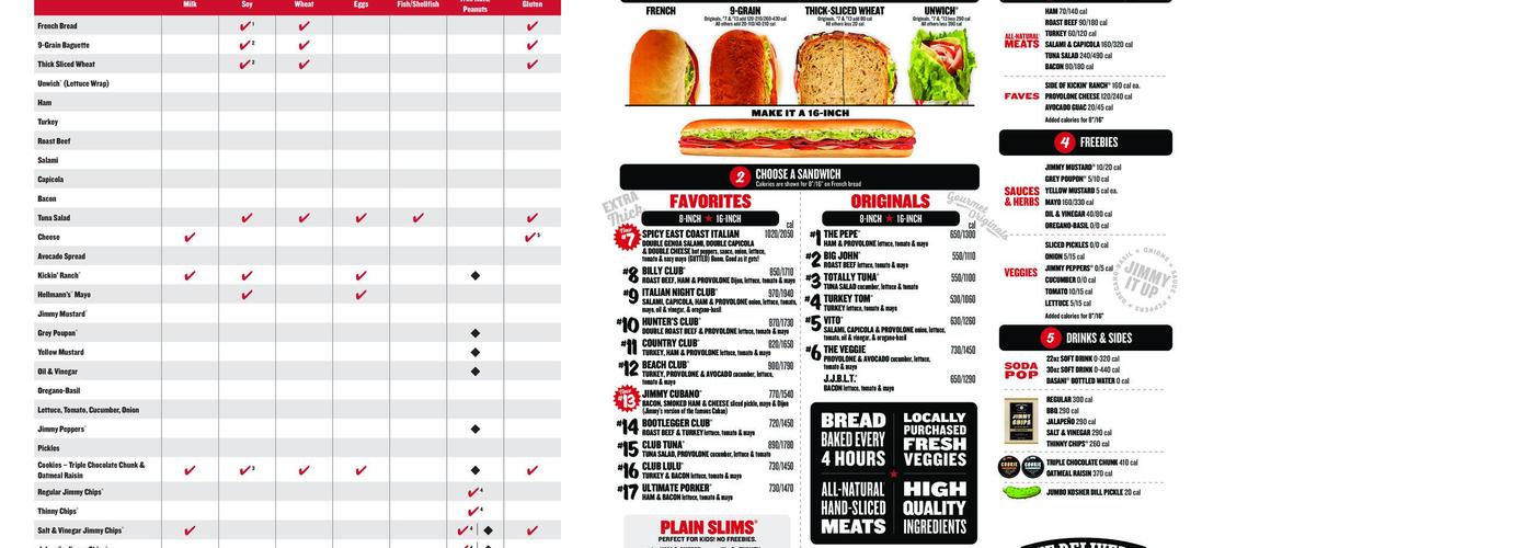 Jimmy John's Menu