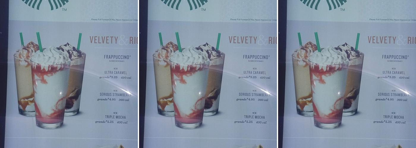 Starbucks Menu