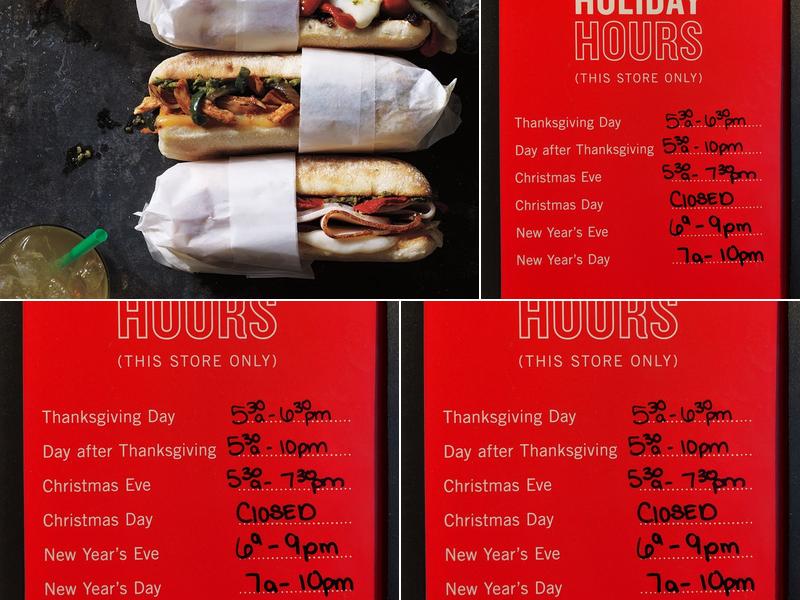 Starbucks Coffee Company Menu