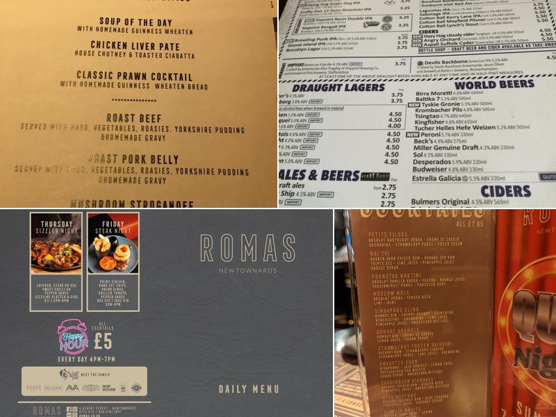 Romas Menu