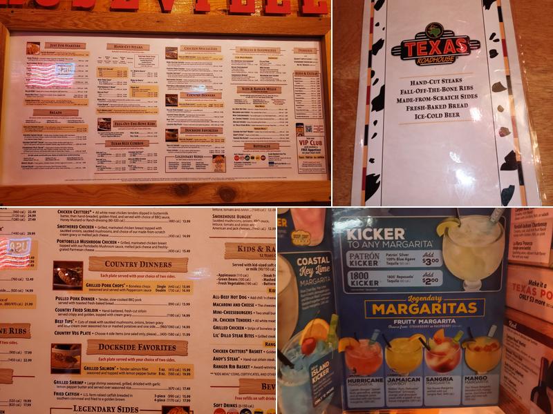 Texas Roadhouse Menu