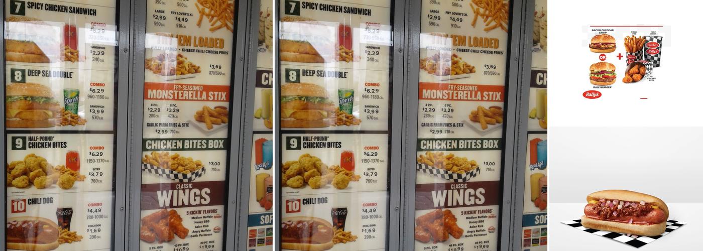 Checkers Menu