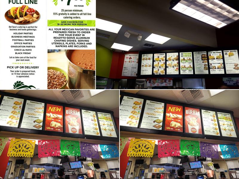 Del Taco Menu