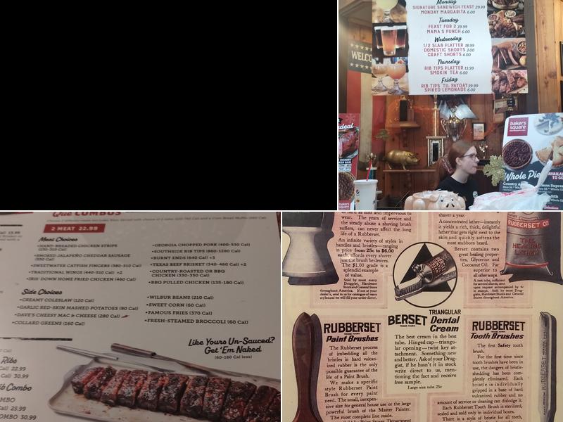 Famous Dave's Bar-B-Que Menu
