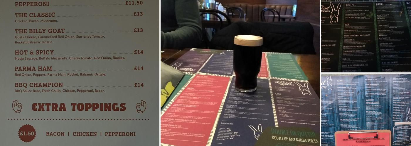 The Rabbit Rooms Menu