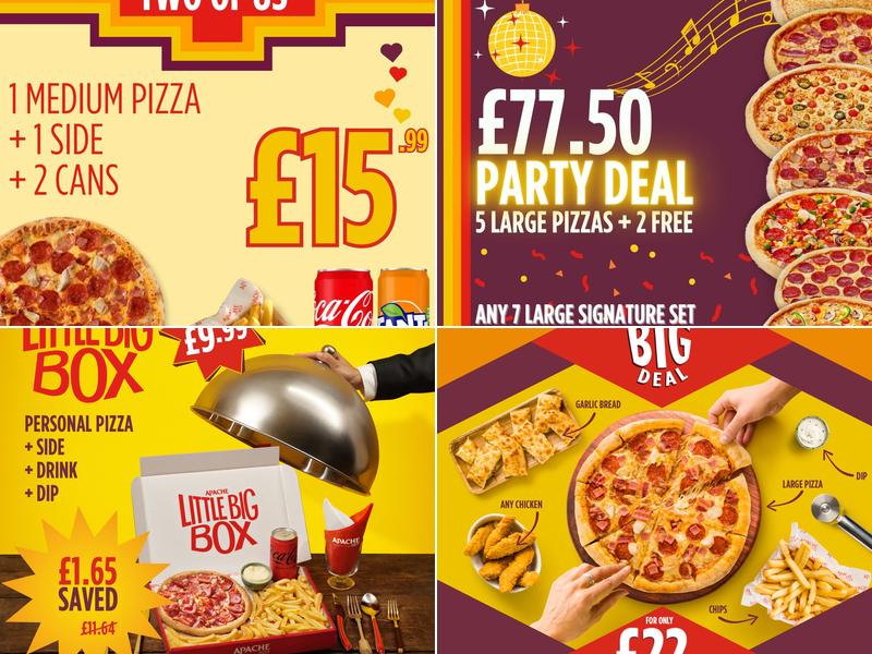 Apache Pizza Lisburn Menu