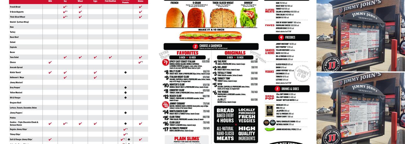 Jimmy John's Menu