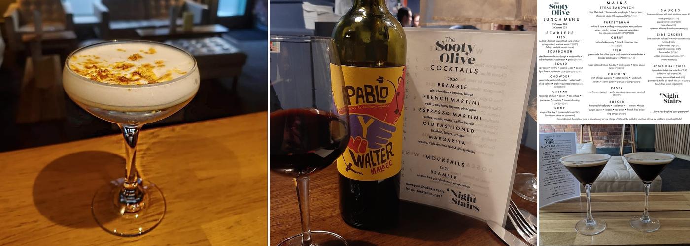 The Sooty Olive Menu