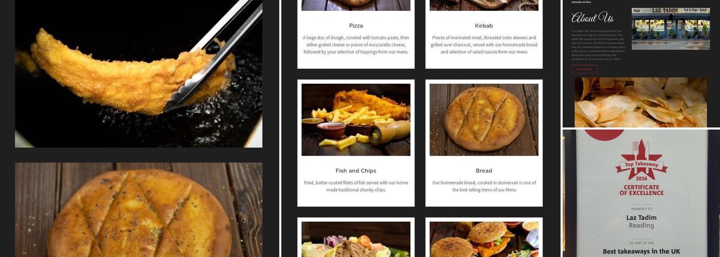 Laz Tadim Fish & Chips & Kebab House Menu