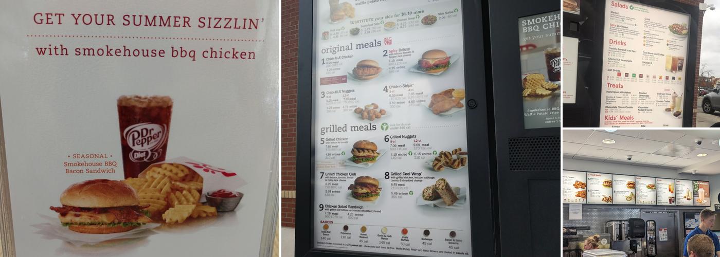 Chick-fil-A Menu