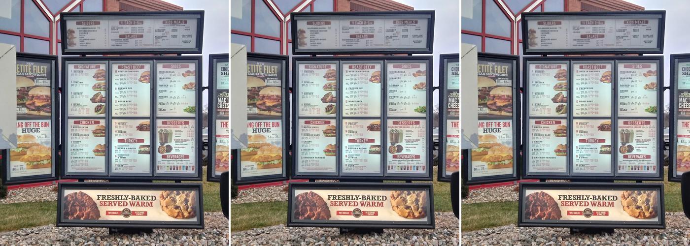 Arby's Menu