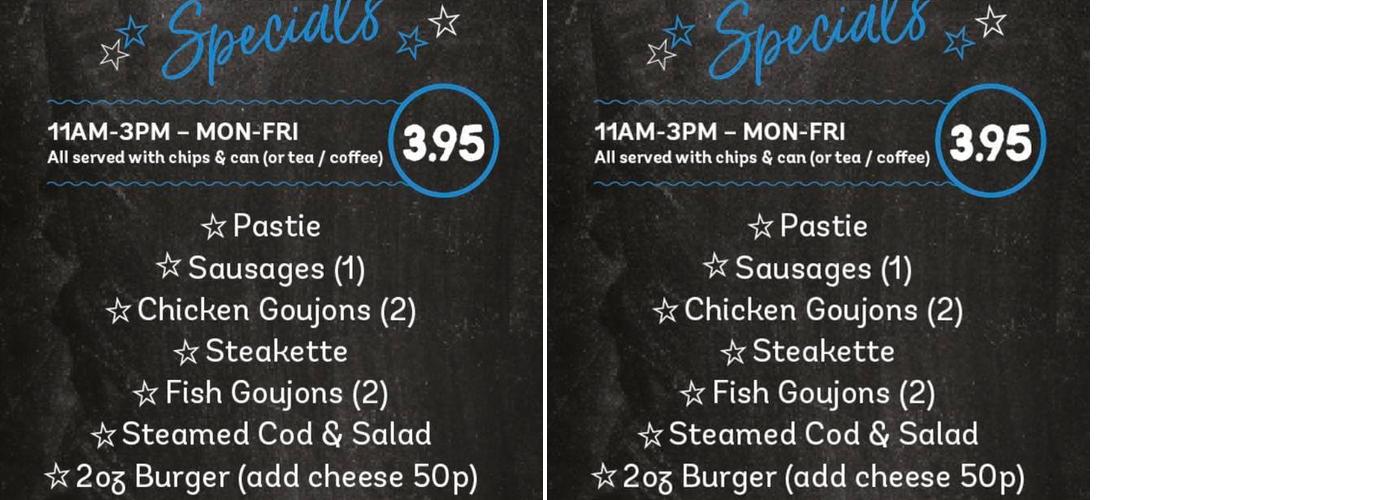 Smyth's Fish & Chips Menu