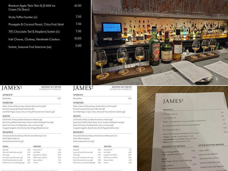 JAMES ST Menu
