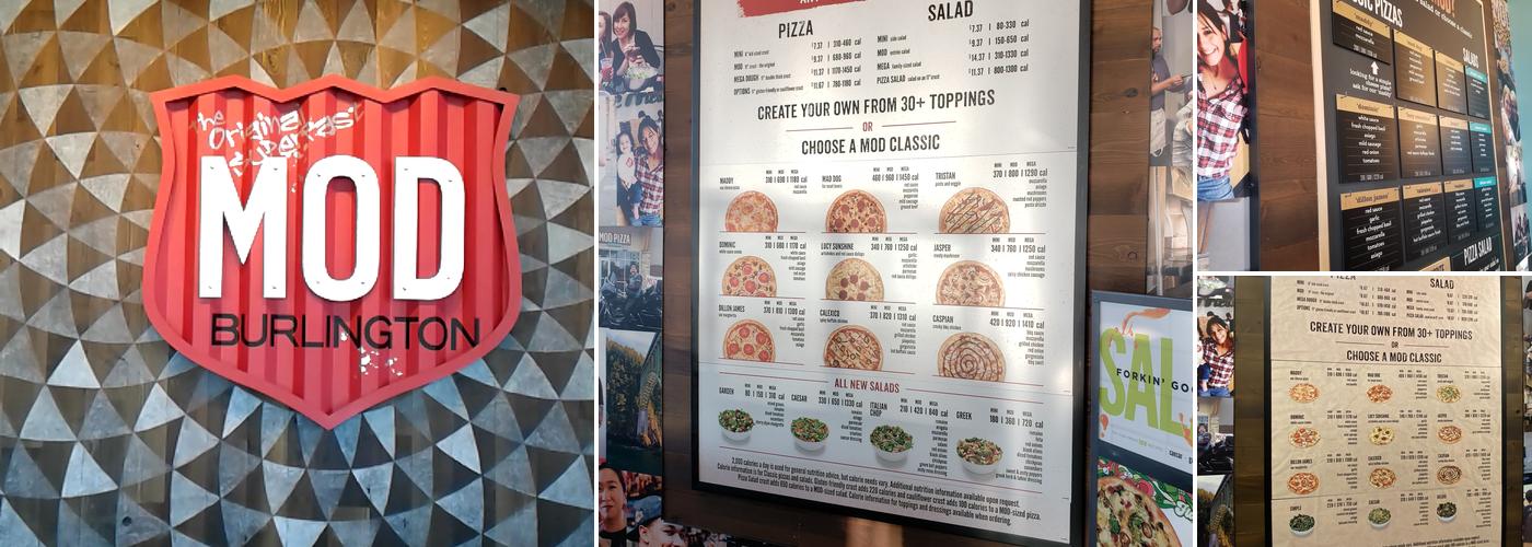 MOD Pizza Menu