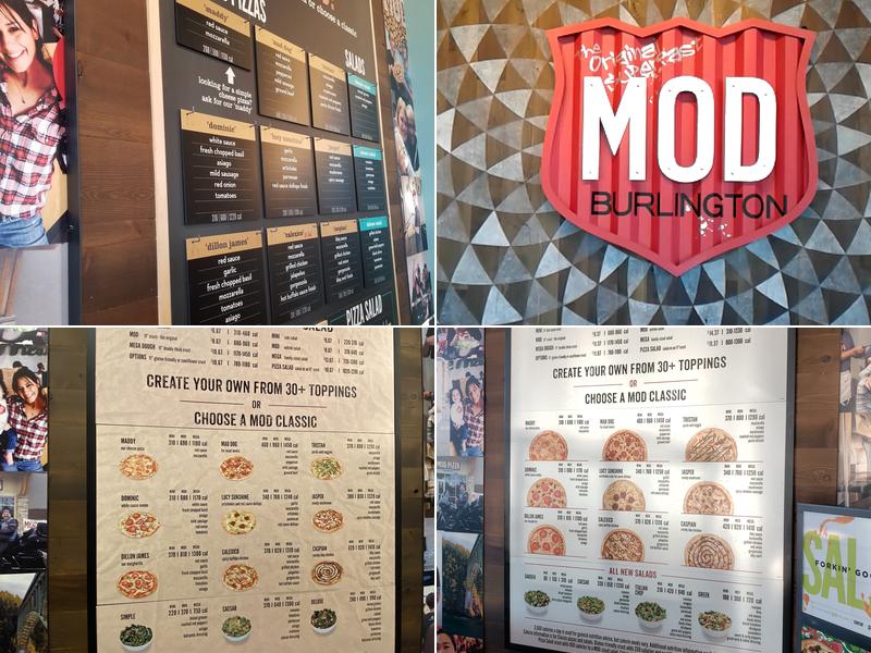 MOD Pizza Menu