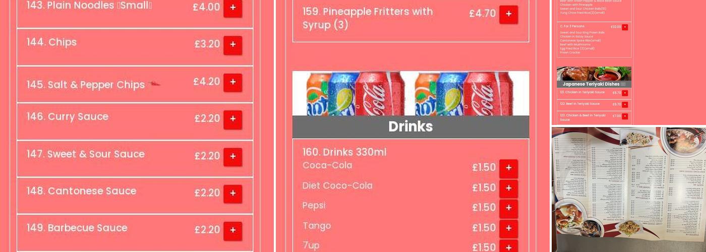 Eastern Kitchen Menu