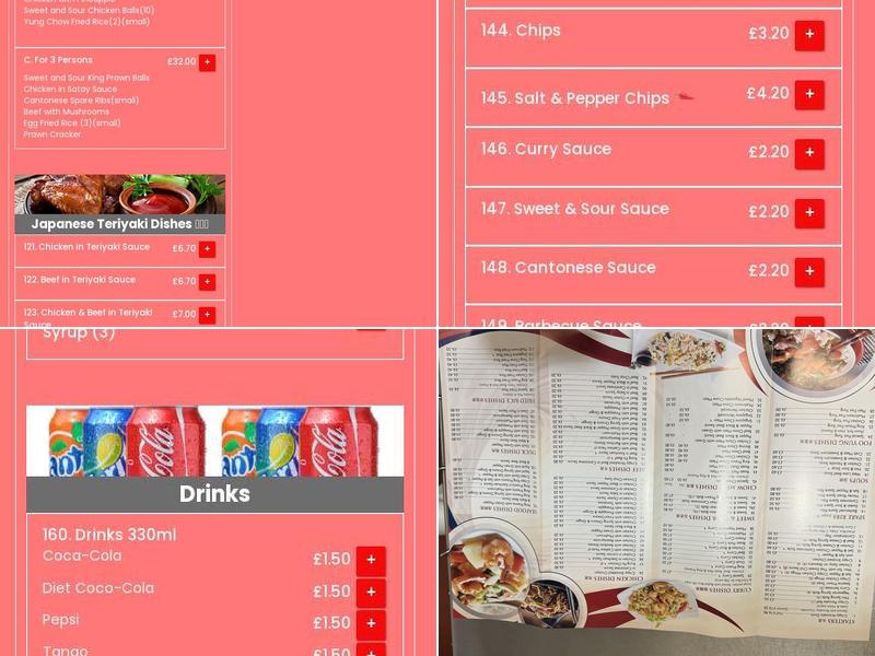 Eastern Kitchen Menu