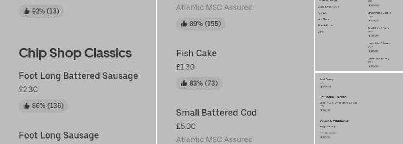 The Dining Room Menu