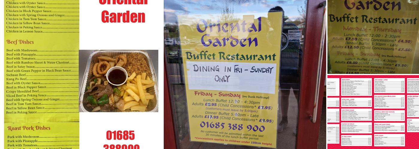 Oriental Garden Menu