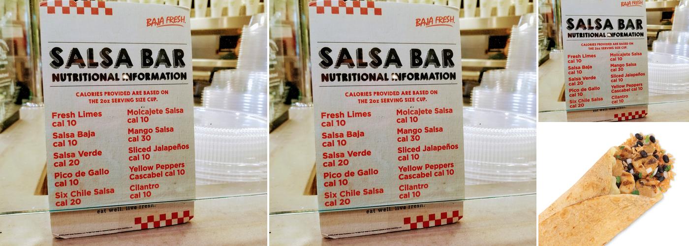 Baja Fresh Menu