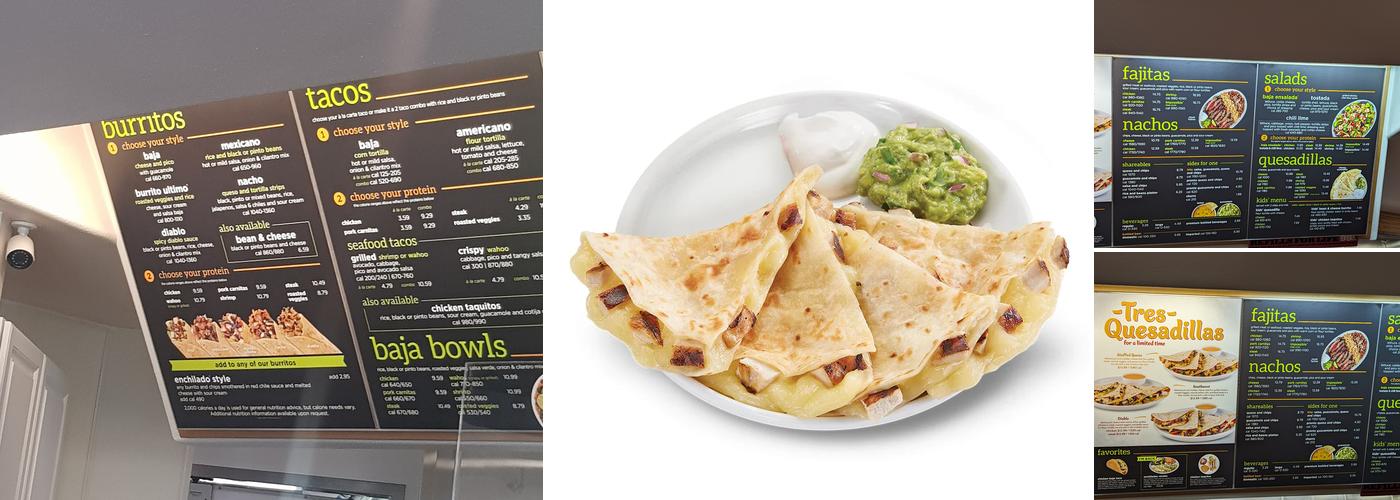 Baja Fresh Menu