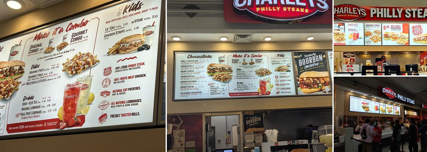 Charleys Cheesesteaks Menu