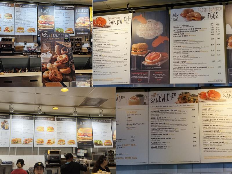 Einstein Bros. Bagels Menu