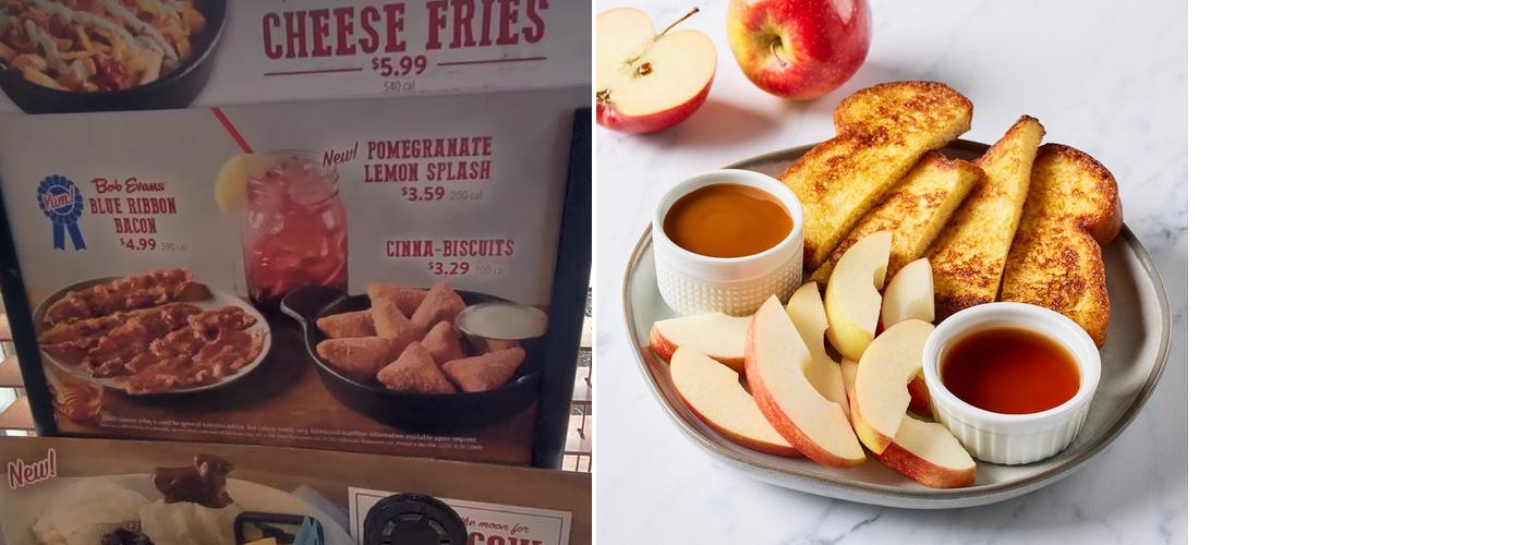Bob Evans Menu