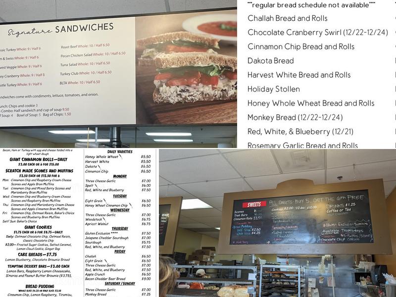 Great Harvest Bread Co., Hillsboro Menu