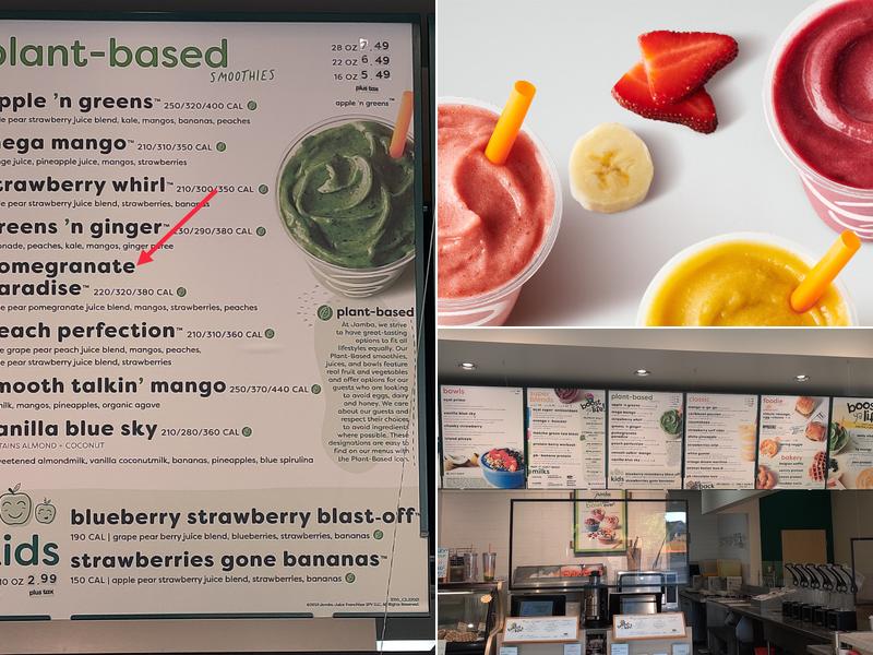 Jamba Menu