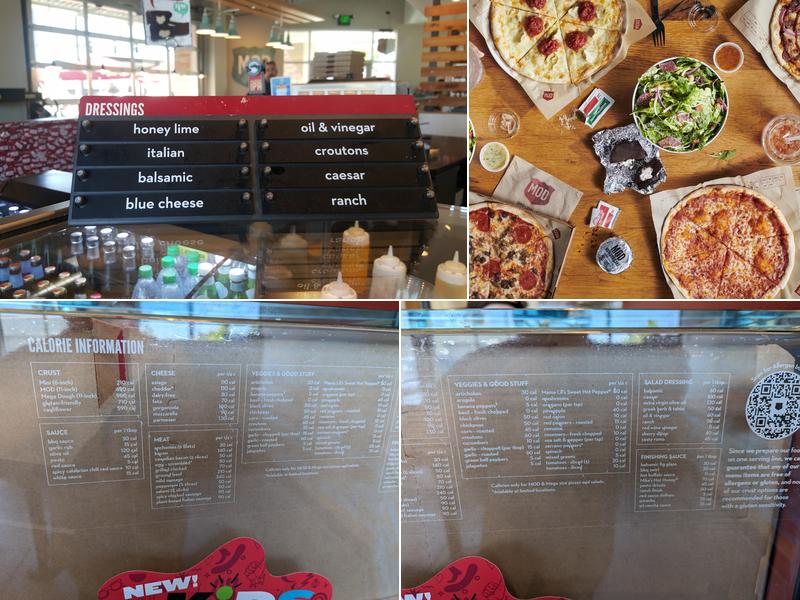MOD Pizza Menu