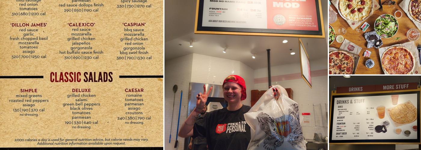 MOD Pizza Menu