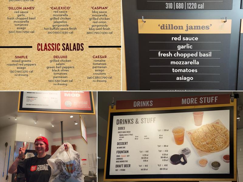 MOD Pizza Menu