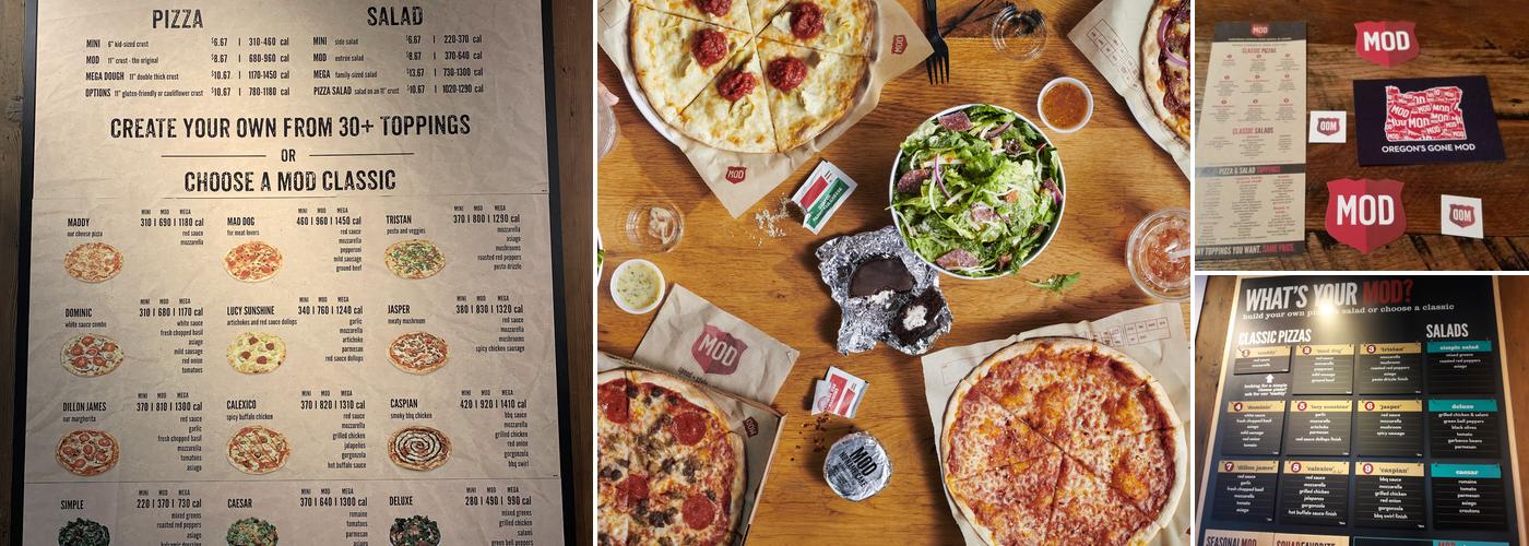 MOD Pizza Menu