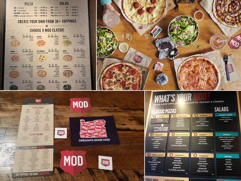 MOD Pizza Menu