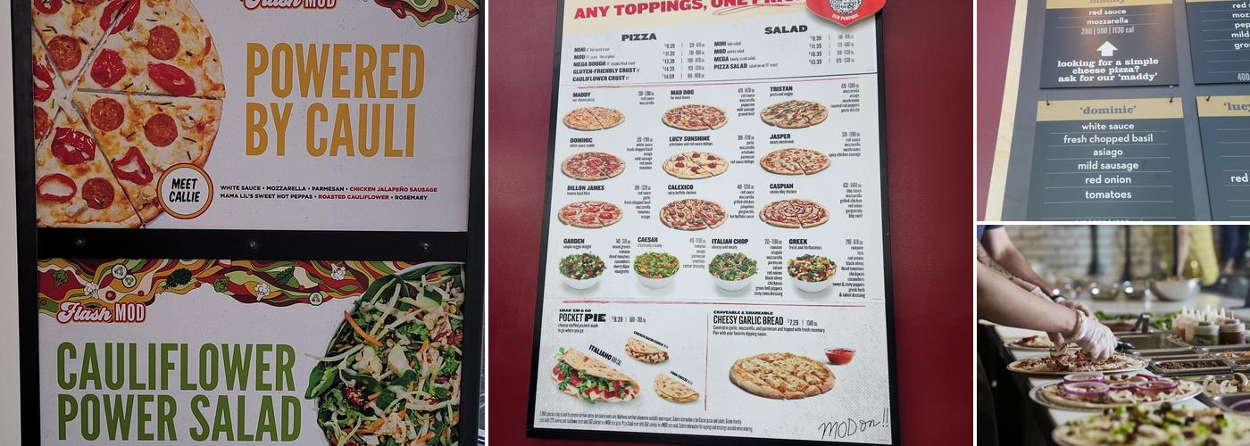 MOD Pizza Menu