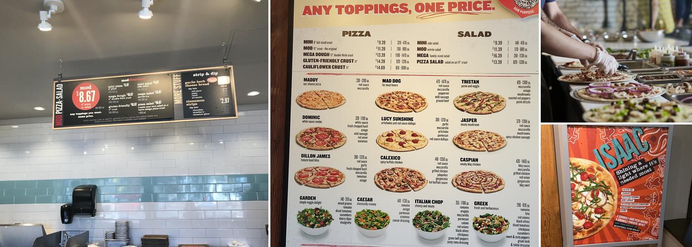 MOD Pizza Menu